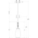 Hightider 1 Light 4.5 inch French Black and Natural Abaca Rope Pendant Ceiling Light
