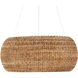 Boucle 6 Light 36 inch Natural/Beige Chandelier Ceiling Light