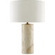 Vespera 25.5 inch 150 watt Antique Brass Table Lamp Portable Light
