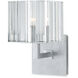 Valerio 1 Light 5 inch Silver Leaf Wall Sconce Wall Light