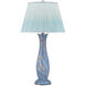 Lapis 31.5 inch 150 watt Blue and Pale Brown Table Lamp Portable Light