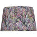 Wildflower Magenta and Green and Blue 16 inch Lamp Shade