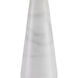Edelmar 29.5 inch 150 watt White/Clear/Natural Brass Table Lamp Portable Light