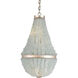 Platea 3 Light 16.5 inch Silver Granello Chandelier Ceiling Light
