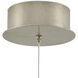 Glace 1 Light 5.5 inch Silver Multi-Drop Pendant Ceiling Light