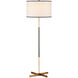 Willoughby 67 inch 150 watt Brass/Oil Rubbed Bronze Floor Lamp Portable Light