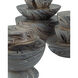 Marbleized Marbleized Gray Stacking Box, Set of 3