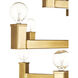Andre 52 Light 39.75 inch Brass Chandelier Ceiling Light