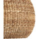 Boucle 6 Light 36 inch Natural/Beige Chandelier Ceiling Light