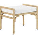 Olisa 18.5 inch Natural Ottoman