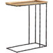 Boyles 24 X 20 inch Antique Brass/Black C Table