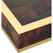 Casey Natural/Brass Trays, Set of 2