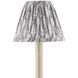 Plume Stone and Ivory 6 inch Tapered Chandelier Shade
