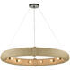 Portmeirion 12 Light 50 inch Satin Black Chandelier Ceiling Light, Large