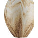 Latte 16.5 inch 60 watt Beige/Off-White Table Lamp Portable Light
