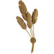 Tropical 4 Light 19.5 inch Vintage Brass Wall Sconce Wall Light