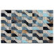 Ezra 12 inch Blue/Natural/Linen Boxes, Set of 2