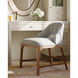 Inga Morel Brown and Greenlight Powder Accent Chair