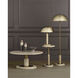Miles 58.5 inch 7 watt Brass/Natural Floor Lamp Portable Light