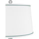 Ketty 31.25 inch 150.00 watt White/Light Blue Table Lamp Portable Light