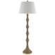 Bourgeon 66 inch 150 watt Natural and Contemporary Gold Leaf Floor Lamp Portable Light