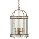 Corsica 4 Light 13 inch Harlow Silver Leaf Chandelier Ceiling Light, Small