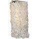 Iconoclast 1 Light 8 inch Contemporary Silver Leaf Wall Sconce Wall Light