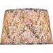 Wildflower Magenta and Green and Blue 16 inch Lamp Shade