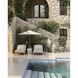 Agrigento Antique White/Blue Drip Outdoor Planter