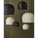 Piero 3 Light 22.25 inch Satin Black Pendant Ceiling Light, Medium