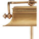 Malvasia 19 inch 25 watt Vintage Brass Desk Lamp Portable Light