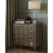 Deville 31 inch 150 watt Clear/Antique Brass Table Lamp Portable Light