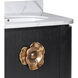 Briallen 30 X 34.25 inch Caviar Black/Natural/White/Light Antique Brass Vanity with Undermount Sink