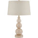 Niobe 27.5 inch 150 watt Natural Table Lamp Portable Light