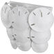 Tulum 3 Light 20 inch Sugar White and White Wall Sconce Wall Light, Marjorie Skouras Collection