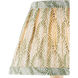 Plume Green/Ivory Tapered Chandelier Shade