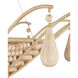 Korg 5 Light 42.25 inch Sandstone Chandelier Ceiling Light, Barry Goralnick Collection