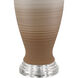 Happy 80's 30.25 inch 150.00 watt Brown/Light Blue/Clear Table Lamp Portable Light