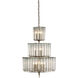 Bevilacqua 12 Light 27 inch Silver Leaf Chandelier Ceiling Light, Medium