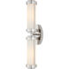 Bowland 2 Light 4.25 inch Polished Nickel Bath Wall Sconce Wall Light