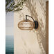 Carriage 1 Light 12 inch Black Outdoor Wall Sconce