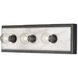Berdine 3 Light 5 inch Natural/Oil Rubbed Bronze Bath Bar Wall Light, Medium