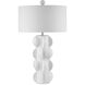 Salizzole 31.25 inch 150 watt White Table Lamp Portable Light