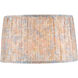 Wildflower Pastel Blue/Pastel Pink/Ivory Tapered Lamp Shade