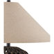 Casimer 26 inch 150 watt Black Table Lamp Portable Light