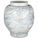 Ming-Style Countryside 14.5 X 13 inch Preserve Pot, Large