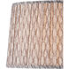 Plume Stone/Ivory Tapered Lamp Shade