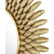 Plume 39 inch Brass Mirror