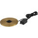 Paseo 20 inch 1.50 watt Polished Antique Brass/Clear Cordless Table Lamp Portable Light