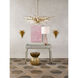 Rasi 18.5 inch Antique Brass Table/Stool